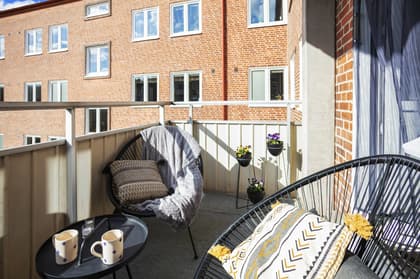 Balkong eller utsiktsbild