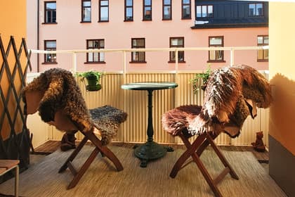 Balkong eller utsiktsbild