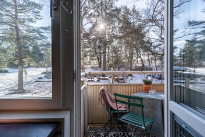 Balkong eller utsiktsbild