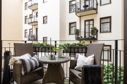 Balkong eller utsiktsbild