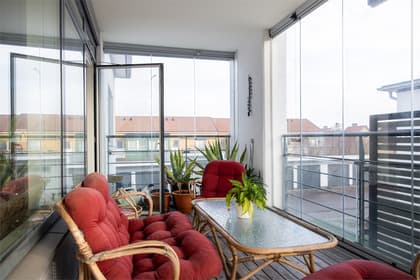 Balkong eller utsiktsbild