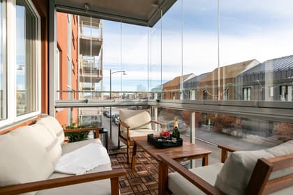 Balkong eller utsiktsbild