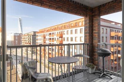 Balkong eller utsiktsbild