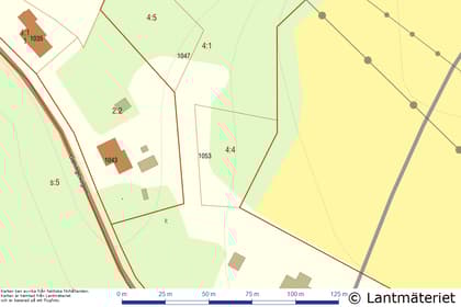 Illustrerad karta över fastigheten eller området