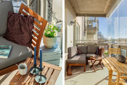 Balkong eller utsiktsbild