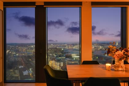 Balkong eller utsiktsbild