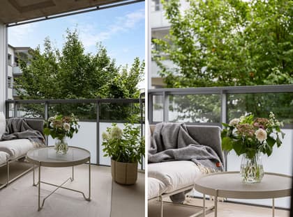 Balkong eller utsiktsbild