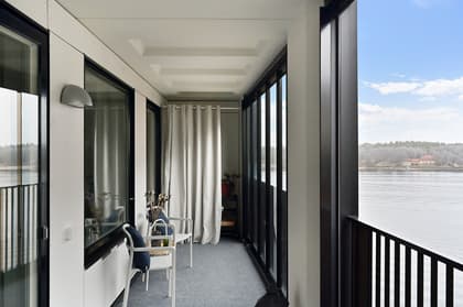 Balkong eller utsiktsbild