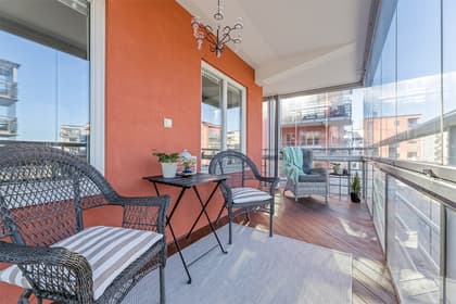 Balkong eller utsiktsbild