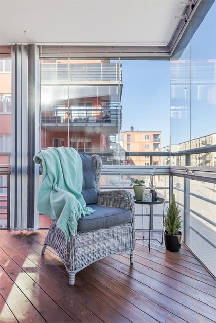 Balkong eller utsiktsbild