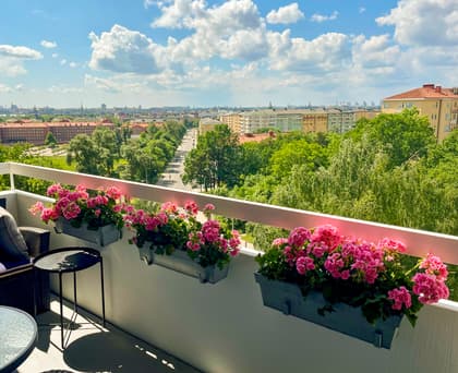 Balkong eller utsiktsbild