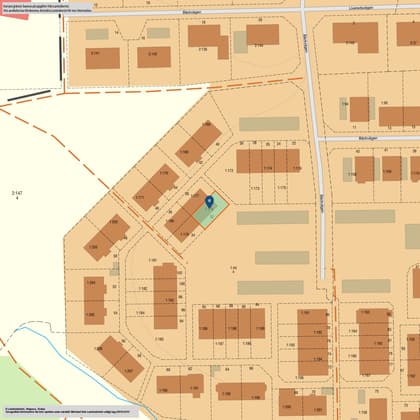 Illustrerad karta över fastigheten eller området