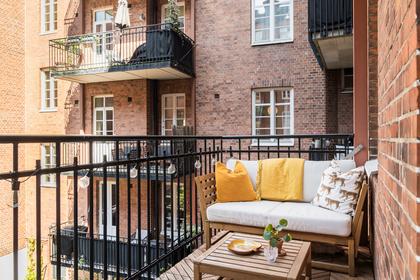 Balkong eller utsiktsbild