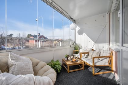 Balkong eller utsiktsbild