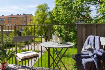 Balkong eller utsiktsbild