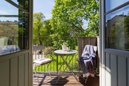 Balkong eller utsiktsbild