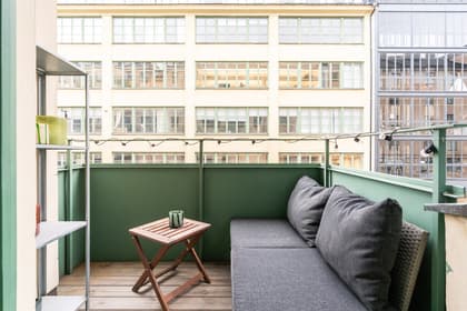 Balkong eller utsiktsbild