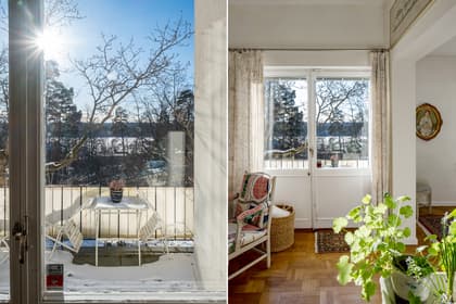 Balkong eller utsiktsbild