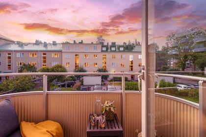 Balkong eller utsiktsbild