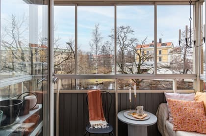 Balkong eller utsiktsbild