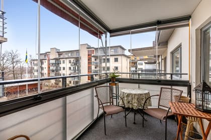 Balkong eller utsiktsbild