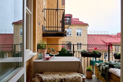 Balkong eller utsiktsbild