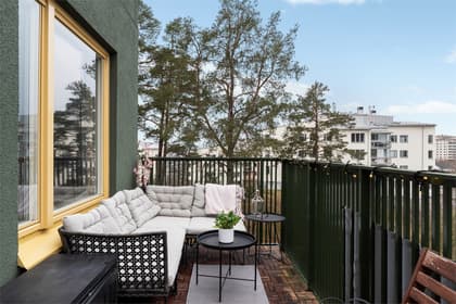 Balkong eller utsiktsbild