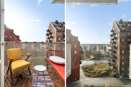 Balkong eller utsiktsbild