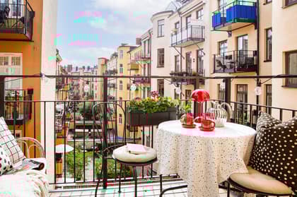 Balkong eller utsiktsbild