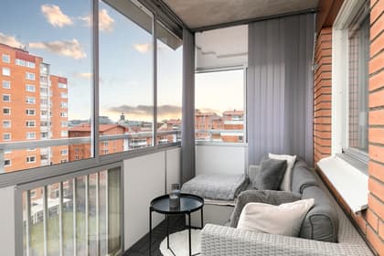 Balkong eller utsiktsbild