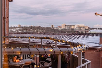 Balkong eller utsiktsbild