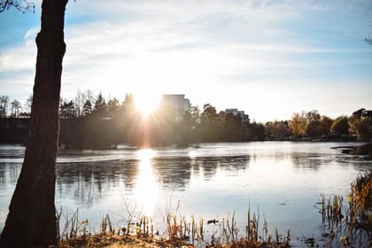 Balkong eller utsiktsbild