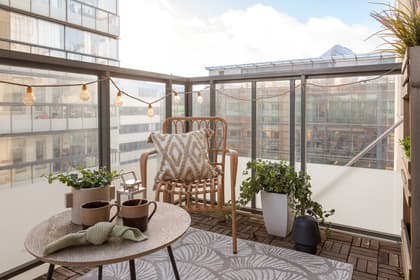 Balkong eller utsiktsbild