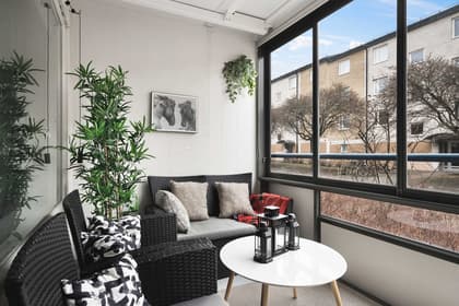 Balkong eller utsiktsbild