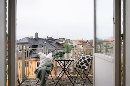 Balkong eller utsiktsbild