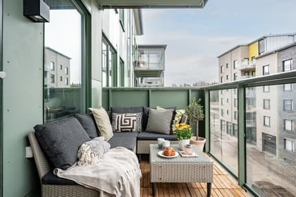 Balkong eller utsiktsbild