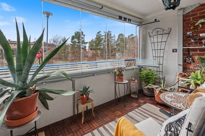 Balkong eller utsiktsbild