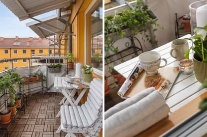 Balkong eller utsiktsbild