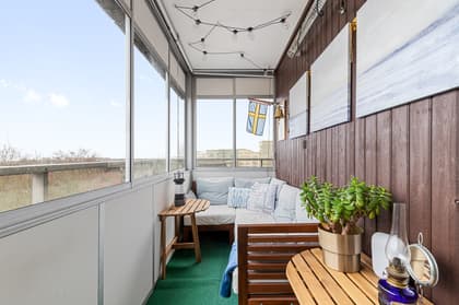 Balkong eller utsiktsbild