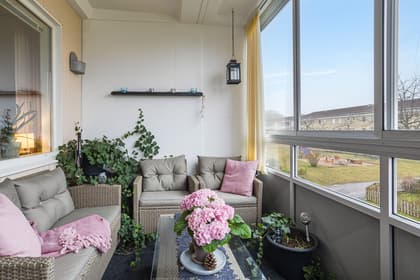 Balkong eller utsiktsbild