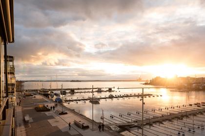 Balkong eller utsiktsbild