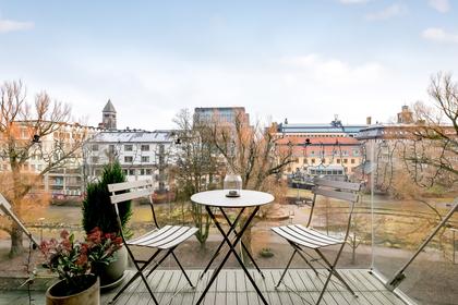 Balkong eller utsiktsbild