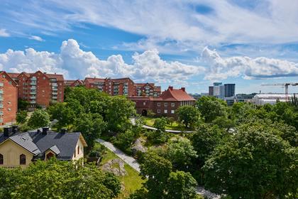 Balkong eller utsiktsbild