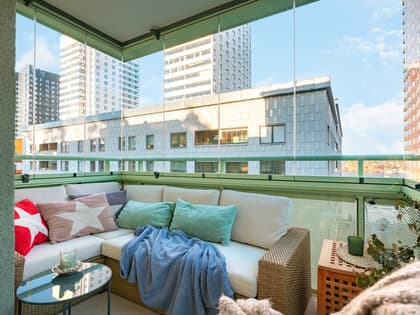 Balkong eller utsiktsbild