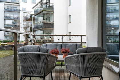 Balkong eller utsiktsbild