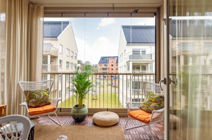 Balkong eller utsiktsbild