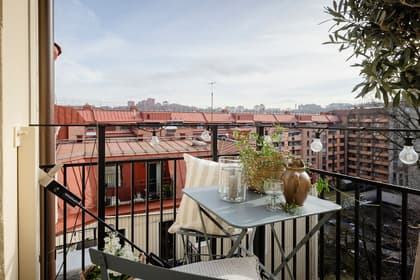 Balkong eller utsiktsbild