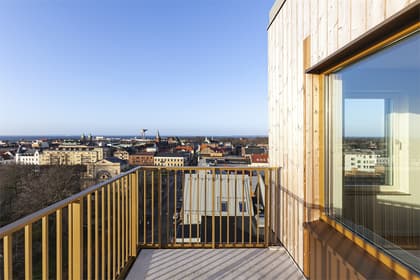 Balkong eller utsiktsbild