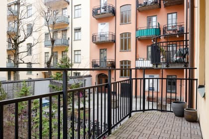 Balkong eller utsiktsbild