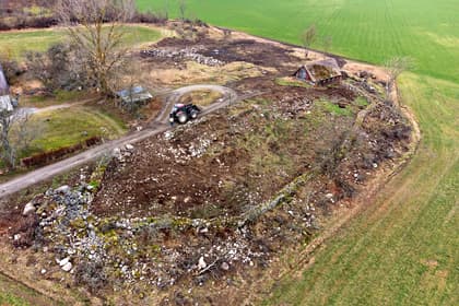 Illustrerad karta över fastigheten eller området